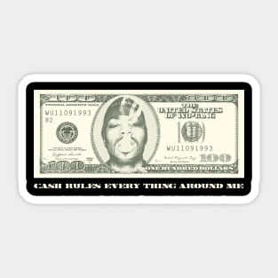 Method Man Cash Rules - 100 Sticker